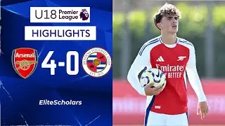 Highlights Arsenal vs Reading | 4 - 0 | U18 Premier League Highlights | 26/04/25