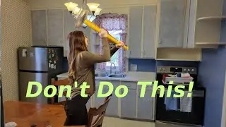 How to Remove OLD BUILT-IN Kitchen Cabinets the Easy Way - No Sledge Hammer