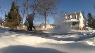 How to remove snow without a shovel