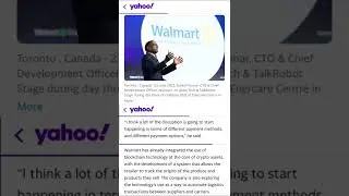 Walmart crypto payments