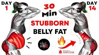 30 Min Standing Flabby Stomach Workout to Lose That STUBBORN BELLY FAT