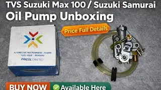 TVS Suzuki Max 100/Samurai Oil Pump Unboxing Price Full Details Buy Online | Suzuki Max 100 Parts 