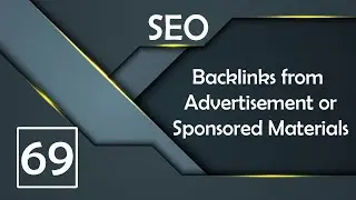 Backlinks from Advertisement or Sponsored Materials