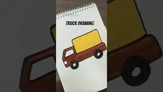 Easy Truck Drawing 🚚 | Cute & Simple Drawing for Kids