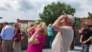 Scenes from Salisbury's Solar Eclipse Watch Party