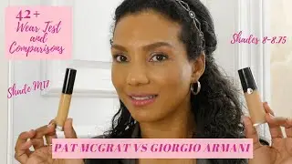 NEW!!! PAT MCGRATH Vs GIORGIO ARMANI CONCEALER WEAR AND TEST | CVMakeupLover