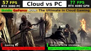 Resident Evil 4 Remake | GeForce NOW Ultimate vs PC 4K Raytracing Benchmark