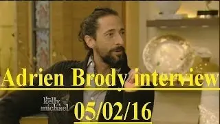 Adrien Brody interview Live! With Kelly and Michael 05/02/16
