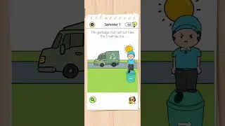 520🤯#viral short The brain 🧠 test all ⭐ (the garbage man will not  take the trash as it is ) 7/9/25.