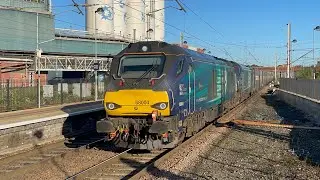 Double headed DRS 68&rsquo;s on freight + TFW & Northern services at WBQ (15/10/21)