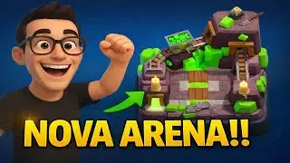 SUBIMOS MAIS UMA ARENA!! 🔥🏆 A ESCALADA NO CLASH ROYALE CONTINUA!