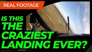 Skilled Pilot does Crazy Landing - Is this the CRAZIEST LANDING EVER?