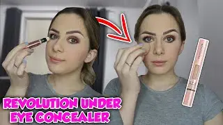 TESTING NEW REVOLUTION EYE BRIGHT CONCEALER!