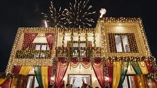 Marriage lights decoration #decoration #tent #ai 
