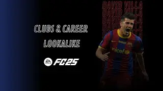 David Villa Lookalike - EA FC 25 - TUTORIAL Face Creation