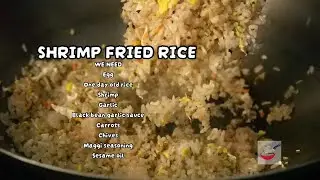 SHRIMP FRIED RICE (One day old cold rice)
