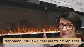 Napoleon Purview linear electric fireplaces #electricfire #electricfireplace