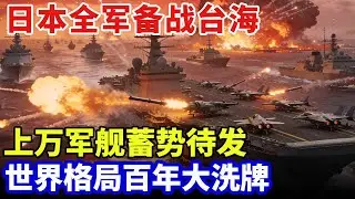 2025最新｜全球三大战场猛烈开打！日本全军备战台海，上万军舰蓄势待发，专家：百年一遇大洗牌才刚刚开始【军事零距离】