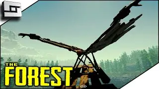 Building THE GLIDER and THE TOWER In The Forest 2021! E12