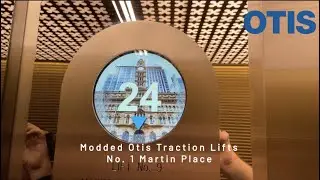 CIRCULAR INDICATORS | Modded Otis Traction Lifts (15-24) @ No. 1 Martin Place