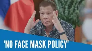 WATCH: Walang suot ng face mask, ipakukulong ni Pangulong Duterte