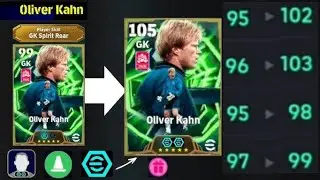 Oliver Kahn max training 🤩😱🥰  #efootball  #efootball2025 #efootballmobile 