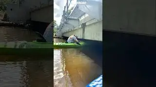 Kayaking in Shallow Water Is WAY Harder Than It Looks 🚣&zwj;♂️⚠️ #shorts #shortvideo