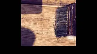 Whitewash glaze over log cabin walls
