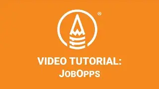 How to create a JobOpp in AWEbase