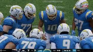 NFL LIVE🔴 New England Patriots vs Los Angeles Chargers Game Highlights | 2026 NFL | NFL 25 GAMEPLAY