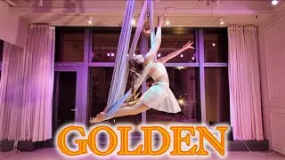 Aerial Hammock Dance | Double Hammock ≪Huntrix - Golden≫ Kpop Demon Hunters