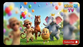 Top 8 Hindi Rhymes for Kids | Aloo Kachaloo, Haathi Raja & More | Non-Stop 3D Cartoons | kids ki TV 