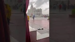 today weather Prem Mandir Shri dham Vrindavan #tranding #barish #vrindavandham #premmandir #sorts