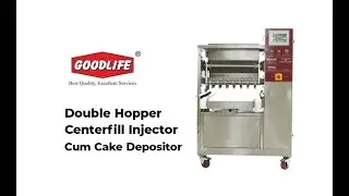 Double Hopper Centerfill Injector Cum Cake Depositor |Goodlife Technologies Pvt. Ltd.| +919560198697