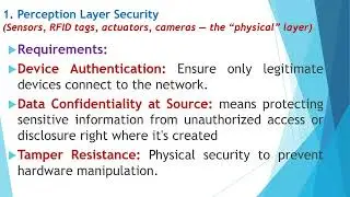 Security Requirements in IoT Architecture | Privacy & Security in IoT | Lecture 1 | BCIT056