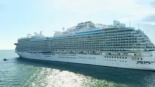 Love Boat Horns leaving Puerto Vallarta Discovery Princess