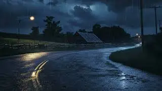 Relaxing Rain Sounds for Sleep and Stress Relief, Calm Night Ambience