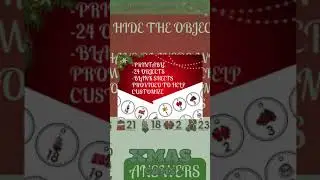 Christmas Object Finder Printable Scavenger Hunt for Parties