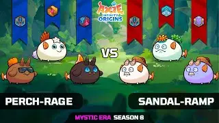 PERCH-RAGE vs SANDAL-RAMP | Perch Master vs CryptoKus | TOP 100 | SEASON 6 | AXIE ORIGINS