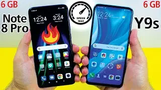 Xiaomi Redmi Note 8 Pro vs Huawei Y9s Speed Test!🔥
