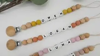 Personalized Pacifier Clip Little Angel Collection