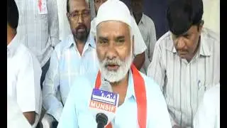 APSRTC National Mazdoor Union Hunger Strike