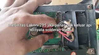 Cara memperbaiki mesin las lakoni jika panas gak keluar api