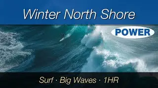 1 Hour BGM | Winter North Shore Hawaii | Surf Competition & Big Waves | Instrumental