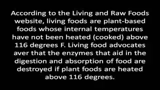 Living Foods Instructions and Health Tips