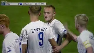 Kentucky's Eythor Bjorgolfsson scores goal vs. Old Dominion