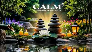 Peaceful Piano + Soothing Water Sounds 🌿 Deep Sleep Music for Stress Relief & Release