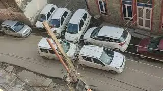 Sonar Gali, Hari Singh Street blocked for traffic or walk for pedestrians by shopkeepers.