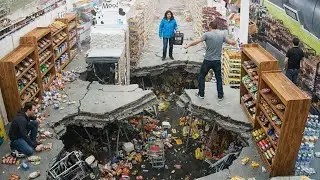 Moradores da Flórida Fogem Enquanto Casas Afundam no Solo em Comunidades Inteiras