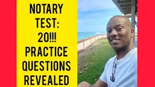 Notary Exam Revealed: 20 Amazing Practice Questions